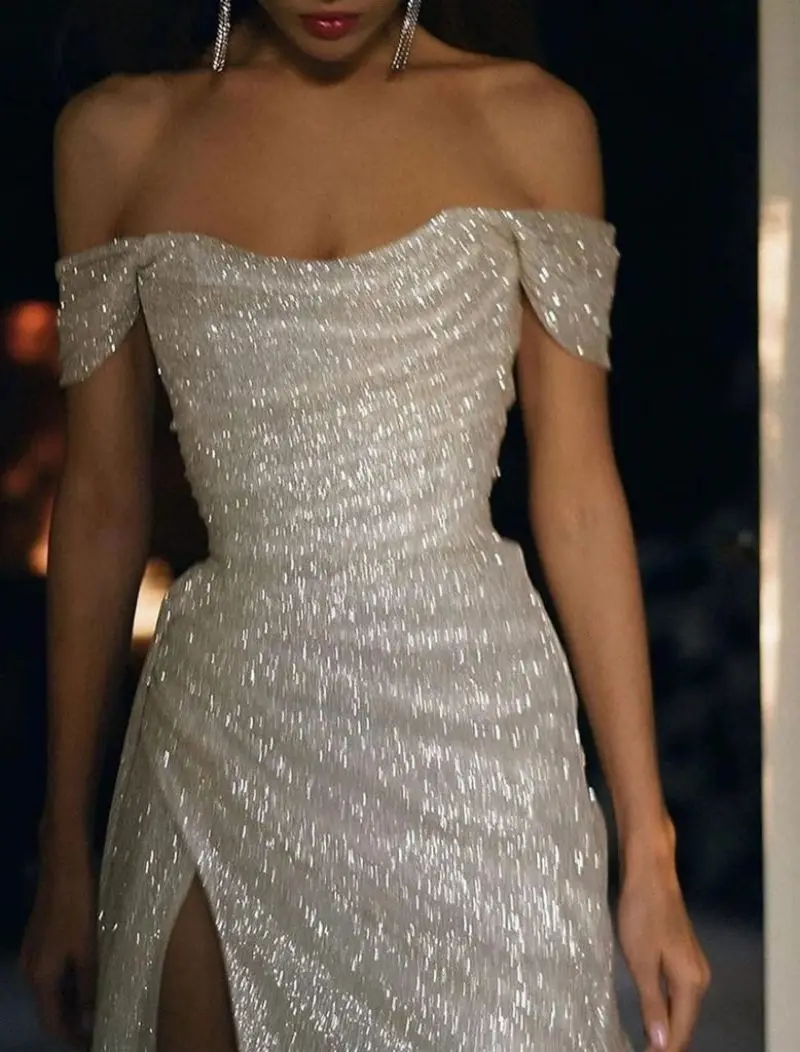 2023 Primavera/Verano Vestido de fiesta dividido sexy para mujer Nuevo estilo