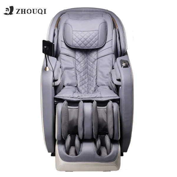 Factory Direct New Design Luxury Cheap 4D zero Gravity Full Body Care Electric Massage Chair for Office Use with Foot Rollers