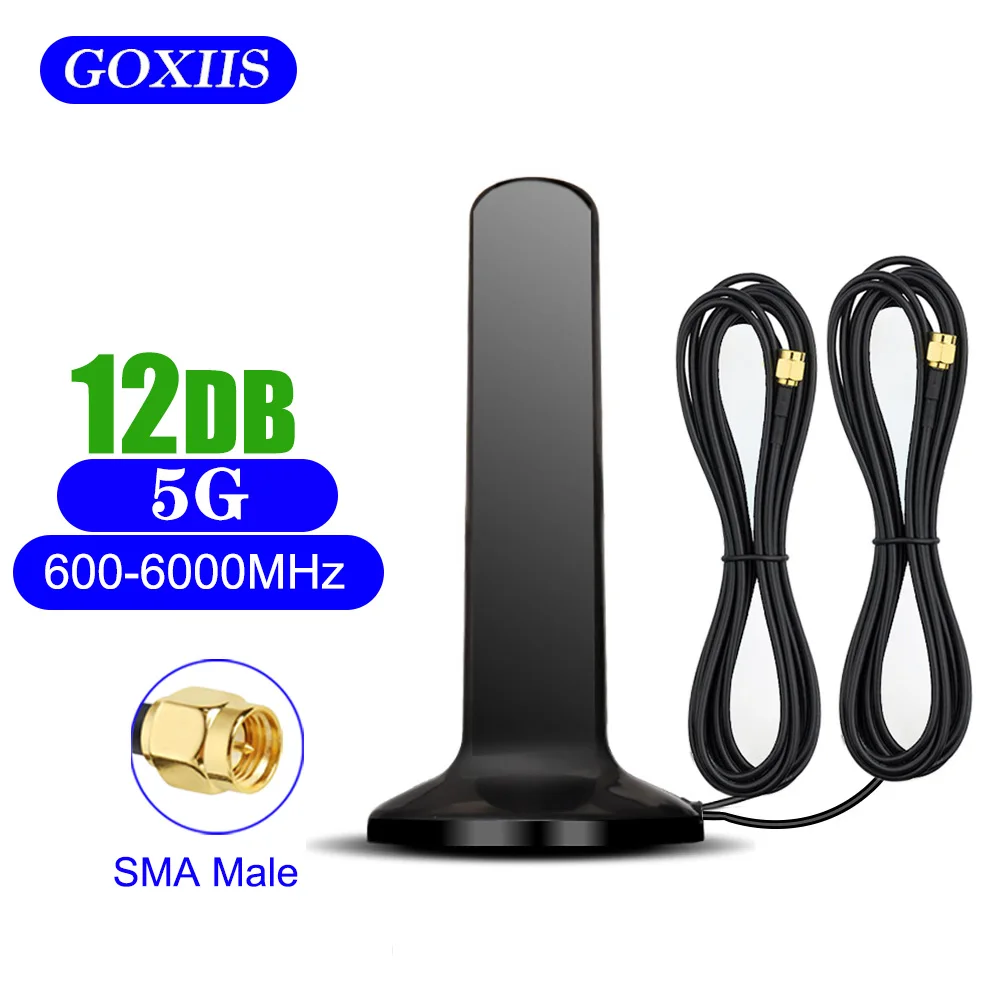 5G 4G 3G GSM Antenna Hight gain12dBi Cellular Mobile Network Amplifier for WiFi Router Wireless Network Card IOT Network antenna