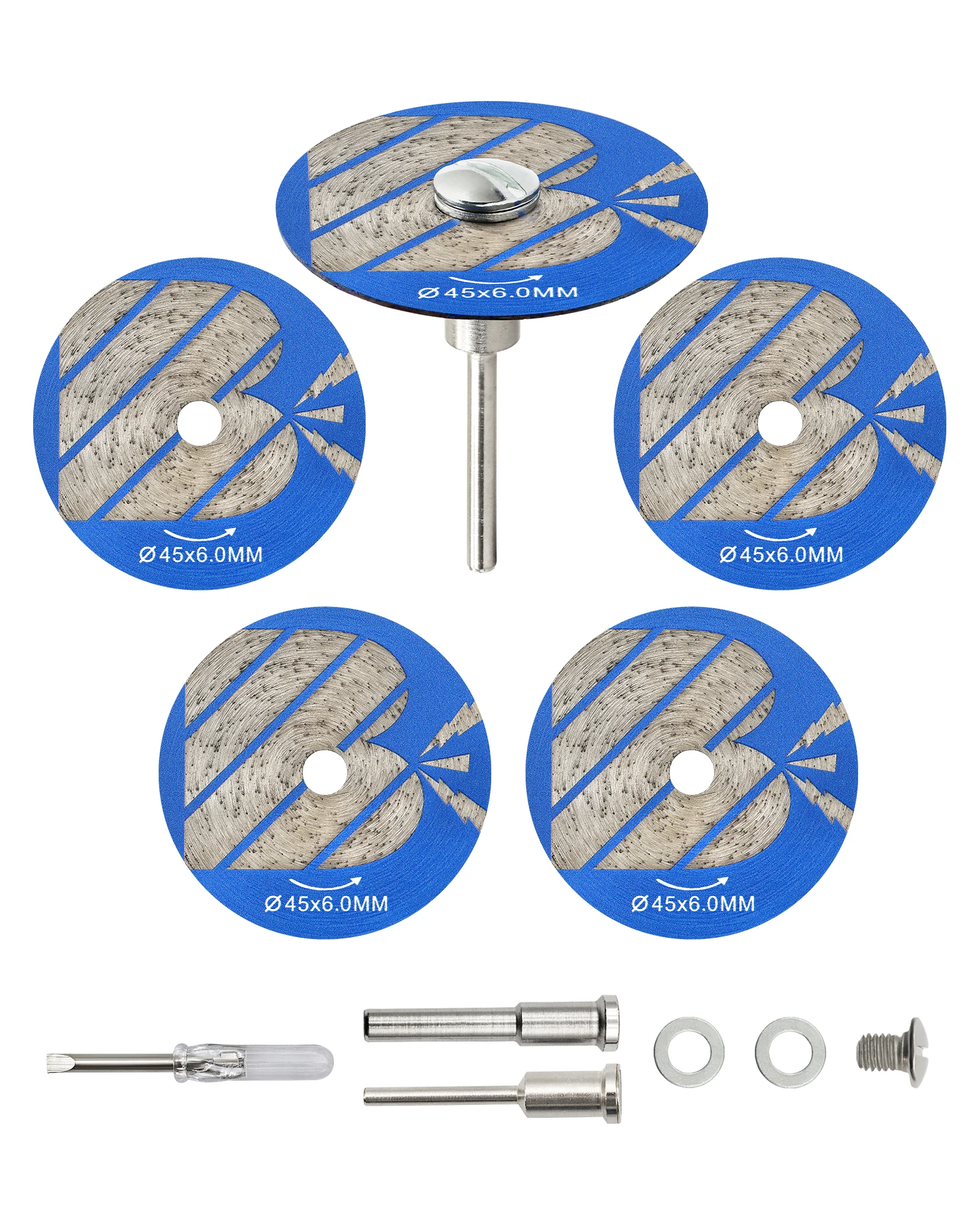 BRSCHNITT 30 to 50mm Disc Sintered Continuous-Tooth Mini Saw Blade For Cleaning Tile Grout or Cutting Softer Tiles Mini Disc view 6