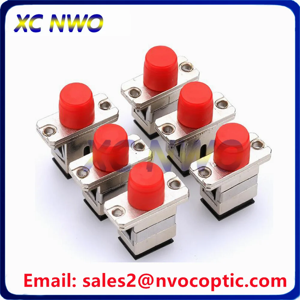 100pcs-fcapc-scapc-hybrid-fiber-adapter-single-mode-simplex-metal-type-fiber-optic-adapter-coupler