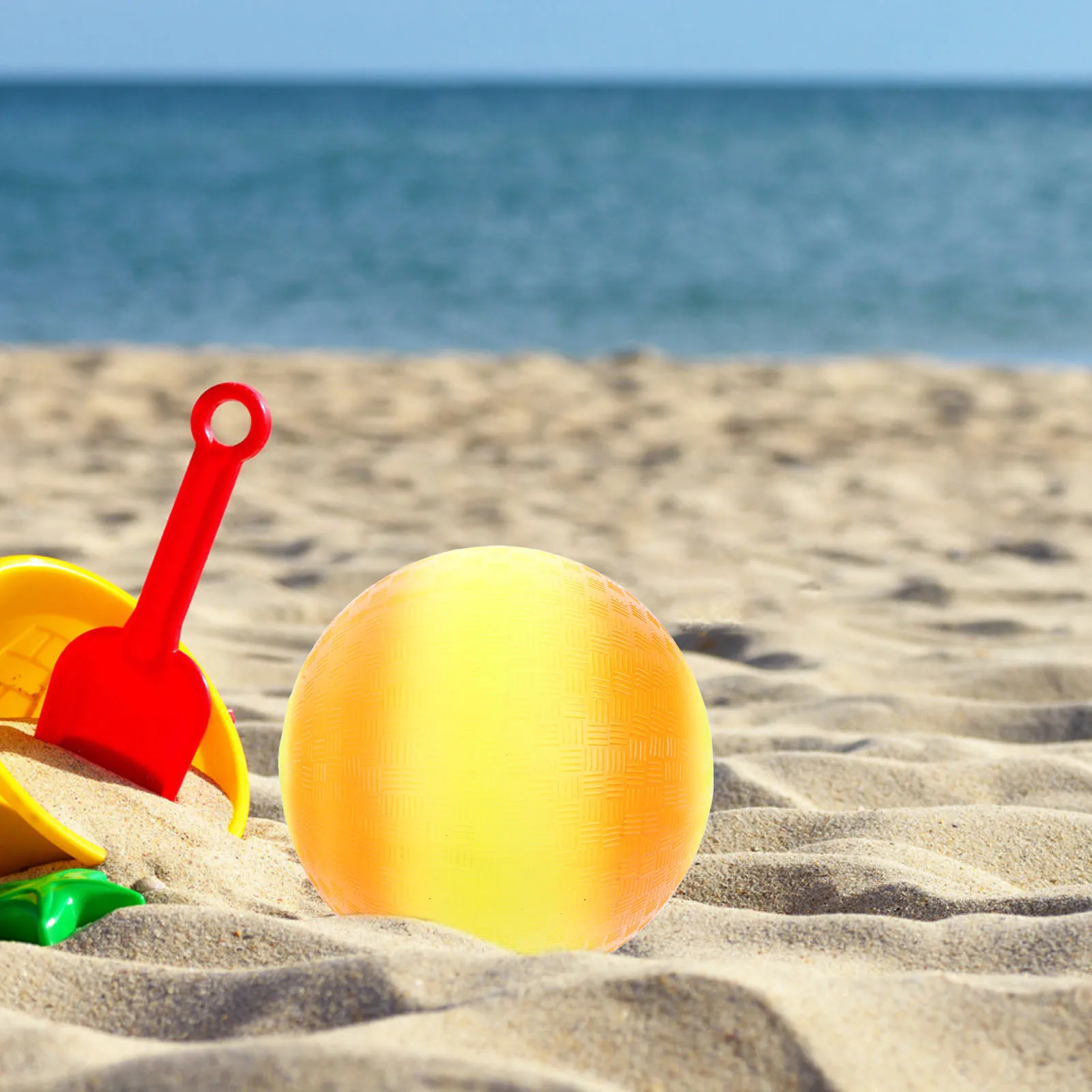 

Kids Football Bouncy Kickball For Toddlers Outdoor Indoor Play Soft Elastic Pvc Ball Bright Yellow Red Playground Sport Game