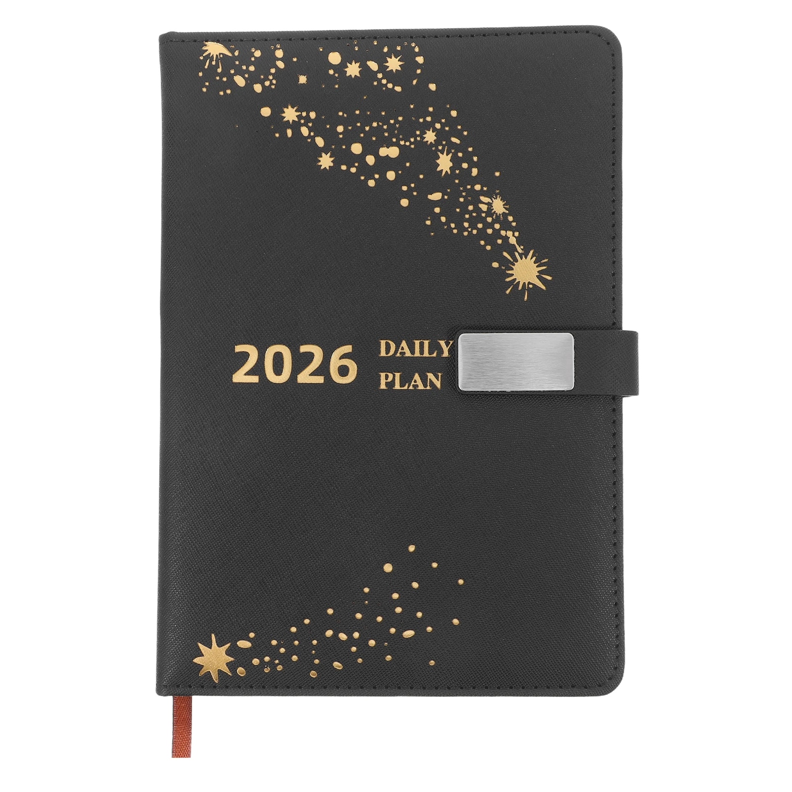 

A5 Pu Business Notebook Monthly Index Bookmark Planning Journal Appointment Diary Book For Office Work Travel Meetings