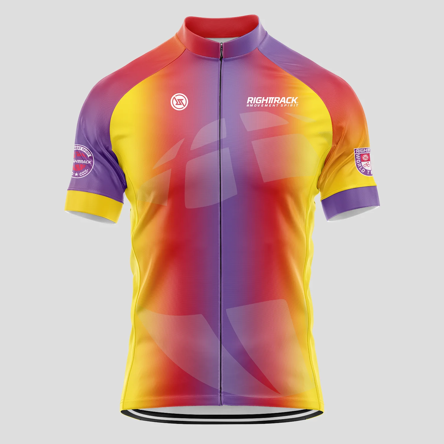 PROFESSIONAL RACE TOP CYCLING JERSEYS SUMMER COLORFUL RIGHTTRACK UNISEX ROAD BIKE CLOTHING BIKE CLOTHING BIKE CLOTHING