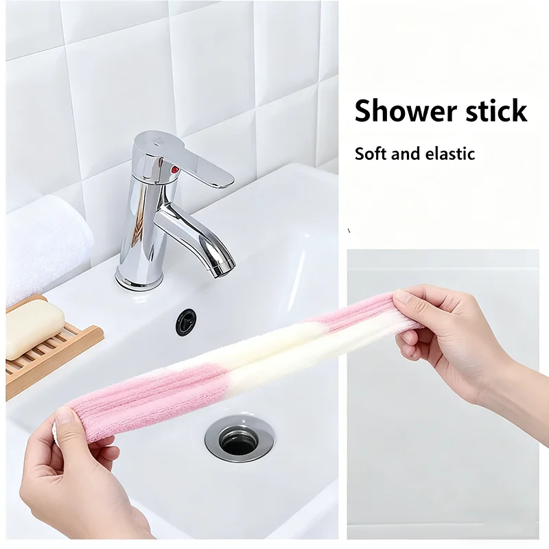 شبكة رغوة الإسفنج شرائط حمام كتلة اللون كرات حمام الكبار الظهر الجسم فرك منشفة الطين فرك