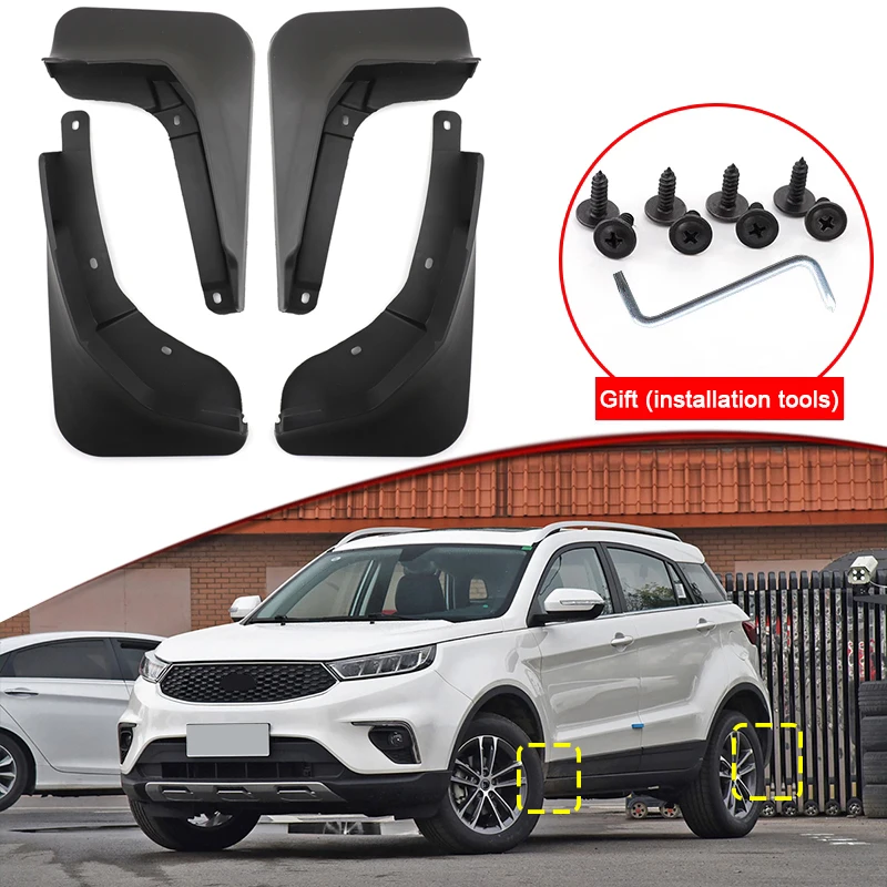 

Car Styling For Ford Territory 2019-2022 ABS Car Mud Flaps Splash Guard Mudguards MudFlaps Front Rear Fender Auto Accessories