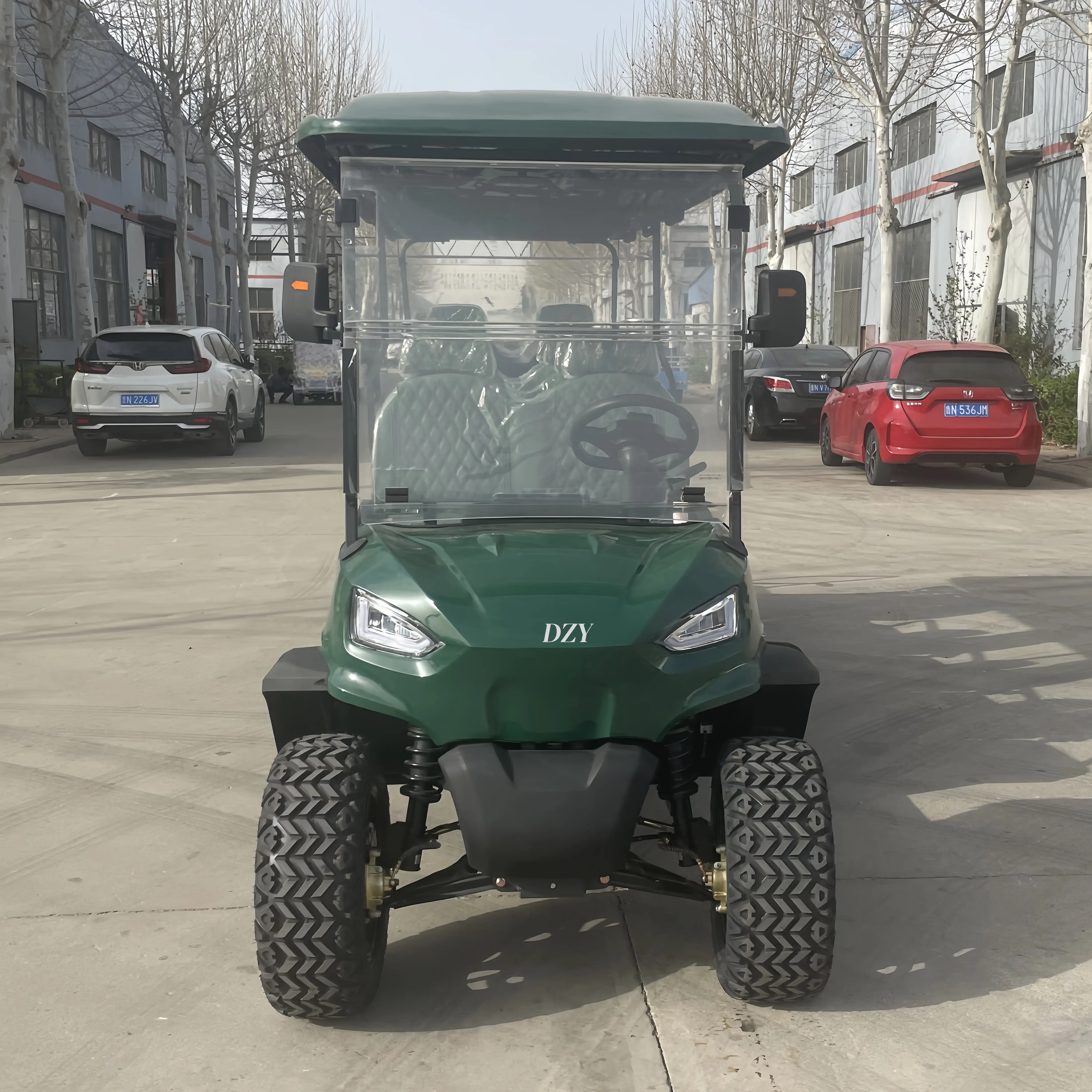 2026 Latest Unique Design 4 Person Club Car Golf Cart Low Chassis Blue Grey Red 4+6 Seater Golf Cart  Electric golf cart