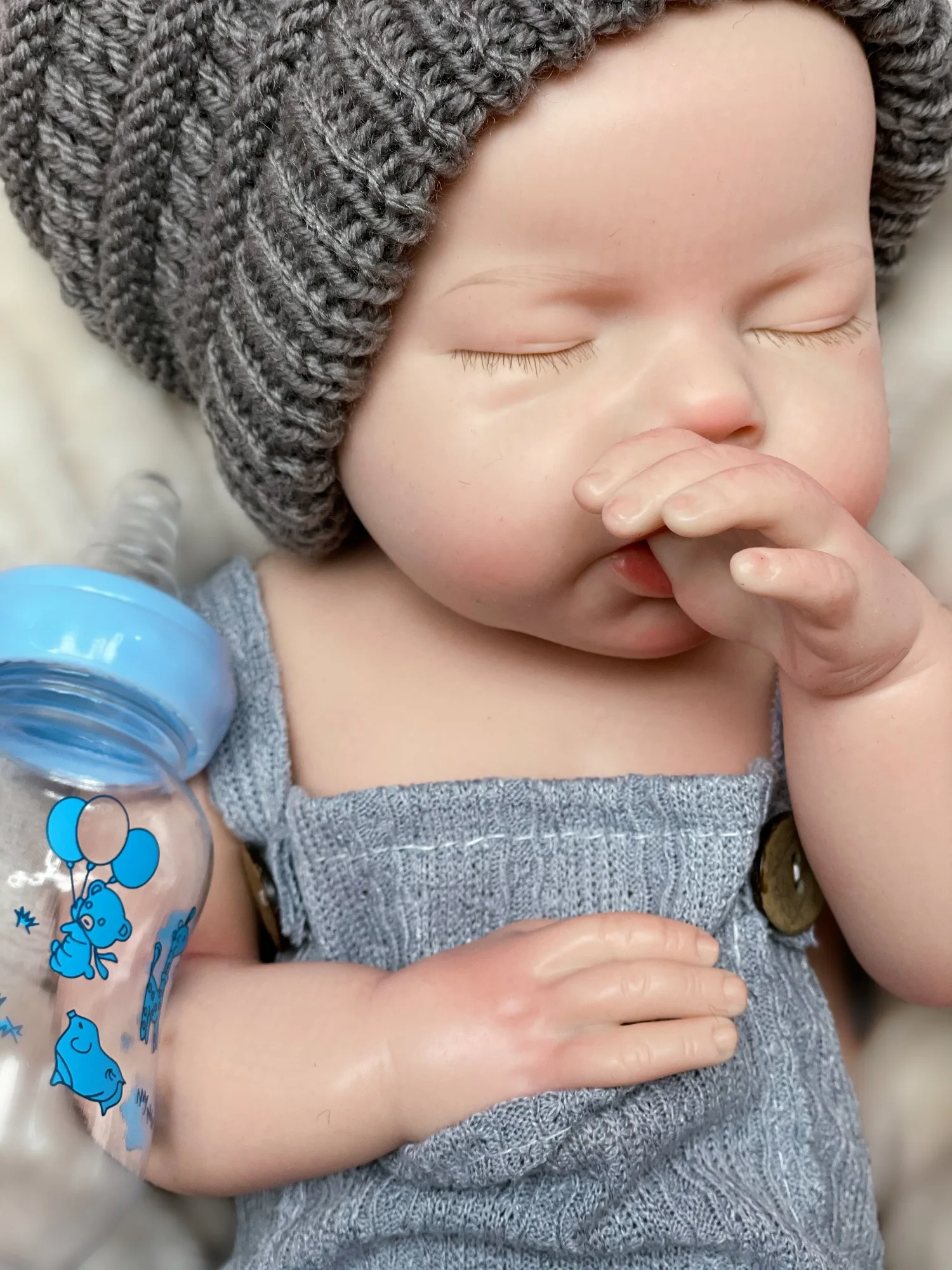 50cm Waterproof Solid Silicone Bebe Reborn Girl/Boy With 3D Painted Skin Can Pee/Drink Milk Handmade Lifelike Reborn Baby Doll