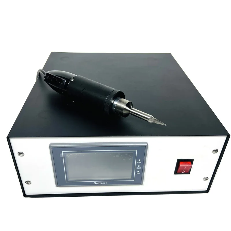 Portable Ultrasonic Cutter 35khz High Frequency Handheld Plastic Cutting Machine For Cut PE PVC ABS Material