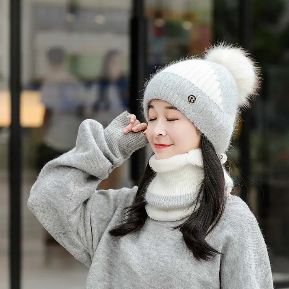 conjunto-de-gorro-elastico-e-cachecol-com-cores-contrastantes-cachecol-compacto-gorro-de-fibras-acrilicas-para-uso-externo