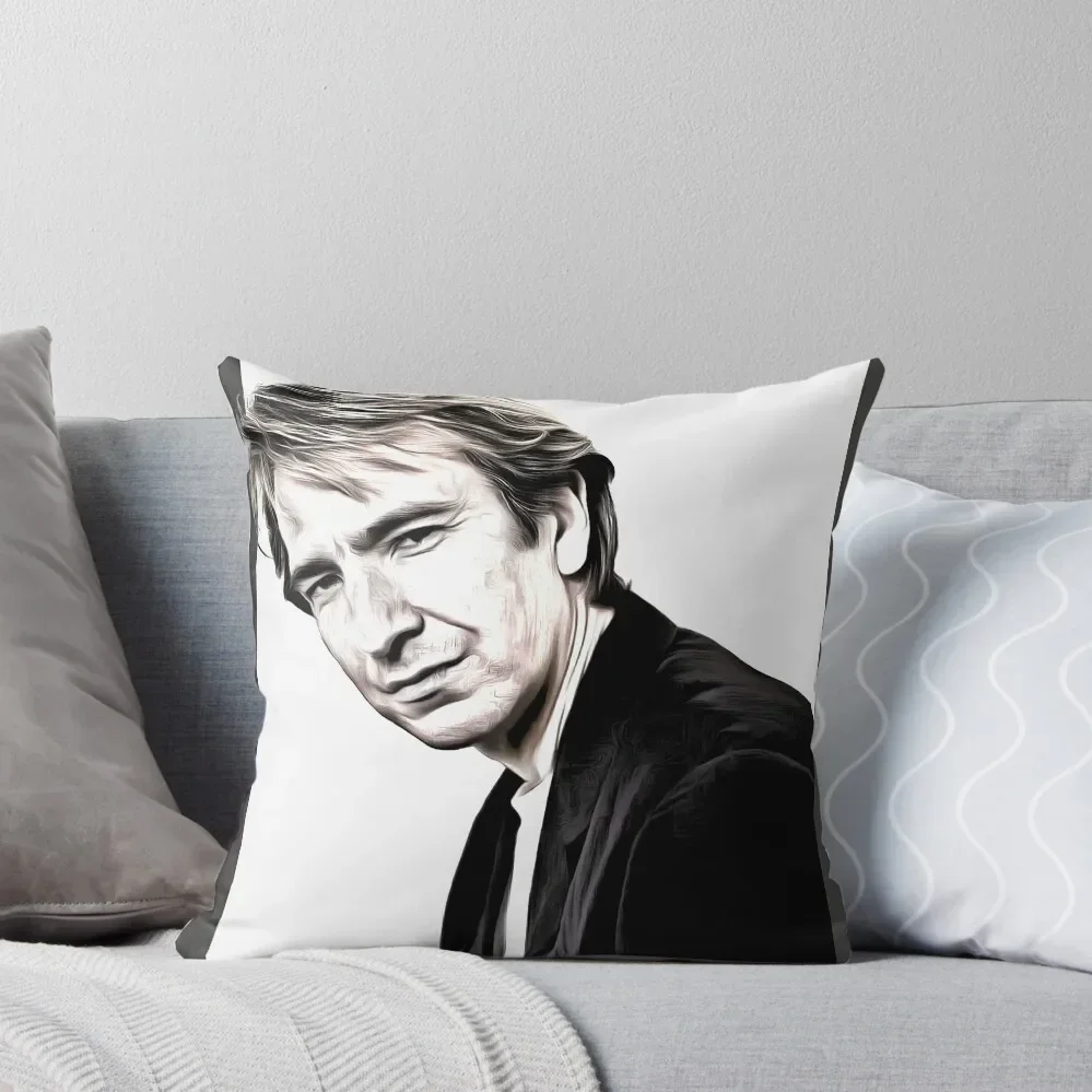 alan rickman Throw Pillow luxury decor ornamental pillows pillow