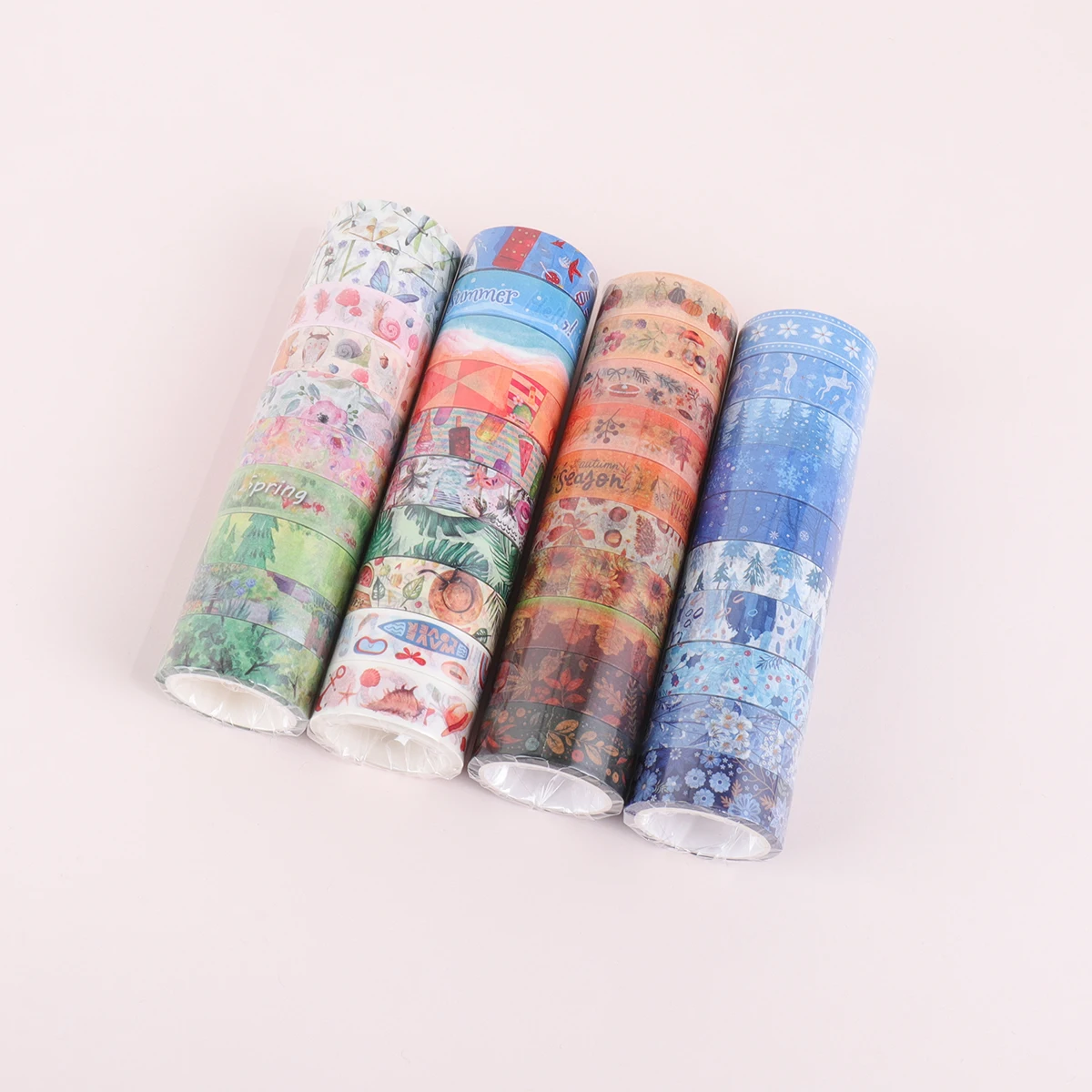 

Four Seasons Washi tape Diary Decoration DIY Masking Adhesiva Scotch for Scrapbooking Supplies Festival Party Stationery Gift