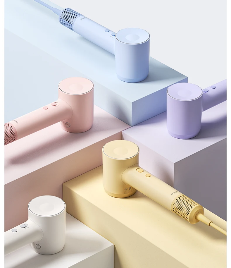 Asciugacapelli ad alta velocità SE2 per la cura dei capelli agli ioni negativi domestici, silenzioso, ad asciugatura rapida, Asciugacapelli Lefen