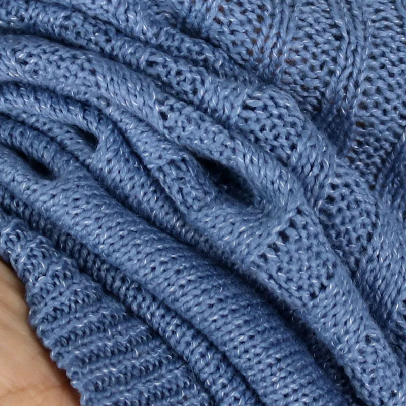 فضفاض طويل Sve جولة Ne تريكو المرأة الخريف الشتاء فانوس Sve عارضة الشارع Sle Faion مكافحة Dir اللون #3