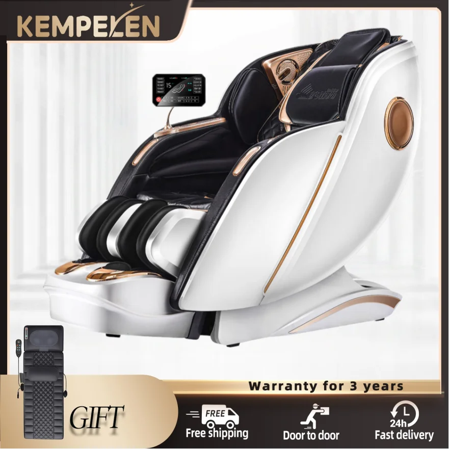 3D MAX Intelligent Massage Chair with Dual SL Track – Zero Gravity, Thai Stretch, Full Body Airbags & AI Voice, 3-Year Warranty