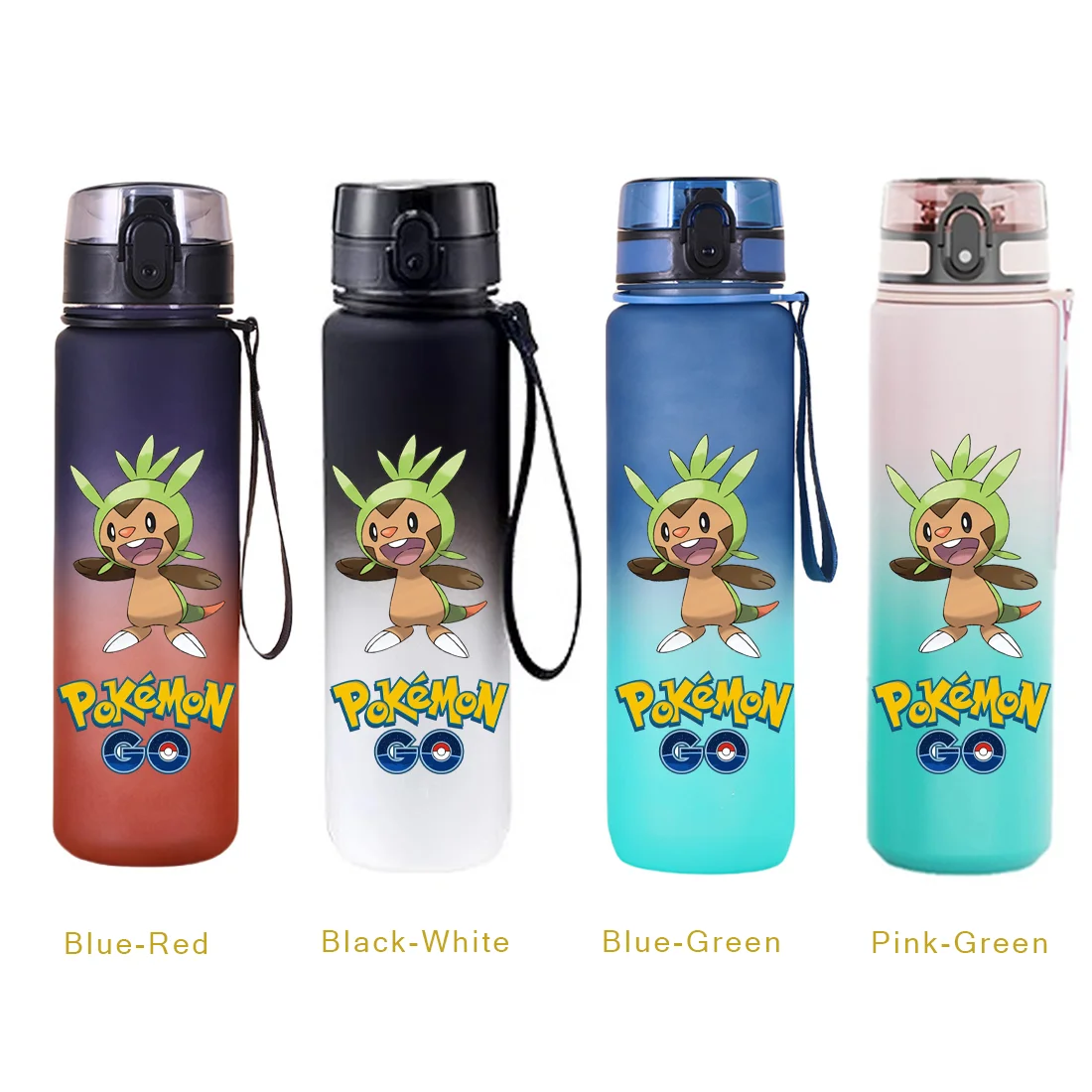 650ML Pokemon Pikachu Charizard Anime Sporttrinkflasche Bulbasaur Squirtle Trinkflaschen für Reisen Radfahren Wandern Fitness