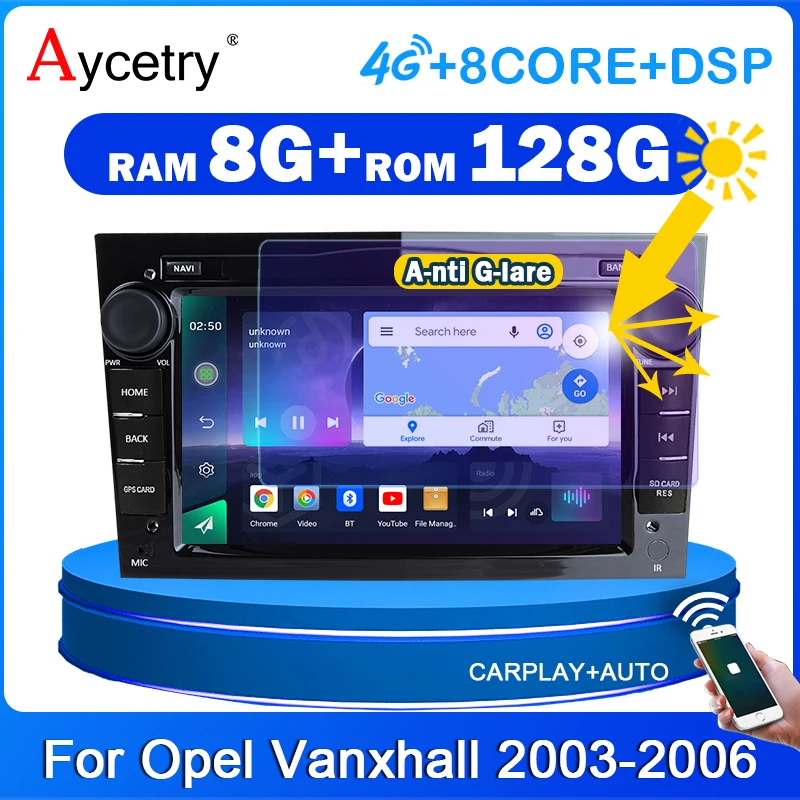 For Opel Vauxhall Astra Antara Meriva Vivaro Combo Signum Vectra Corsa 2din Android 12 car radios mutimedia player carplay auto