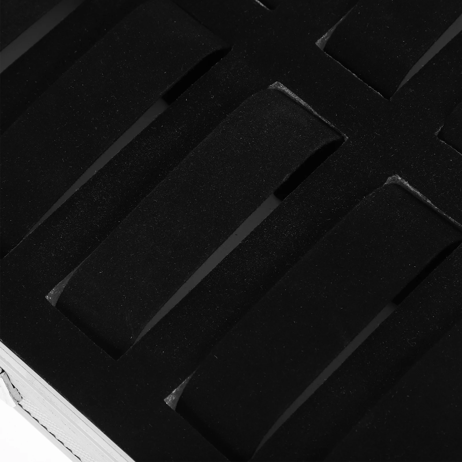 

12pcs Aluminum Alloy Watch Box Transparent Display Storage Case for Men Dustproof Jewelry Holder Velvet Interior 12 Grid Slots