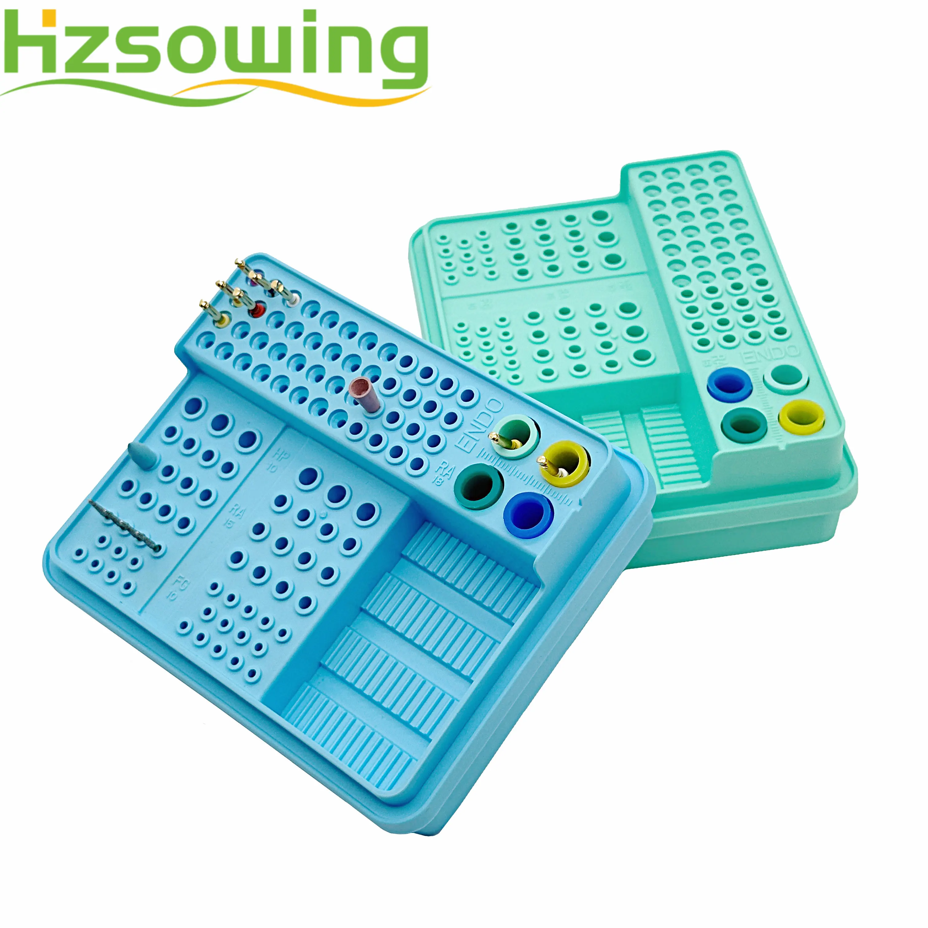 Autoclavable Case Dental Burs & Endo Organizer Gutta Percha Points Box Dental Supply Sterilization Dentist Tools