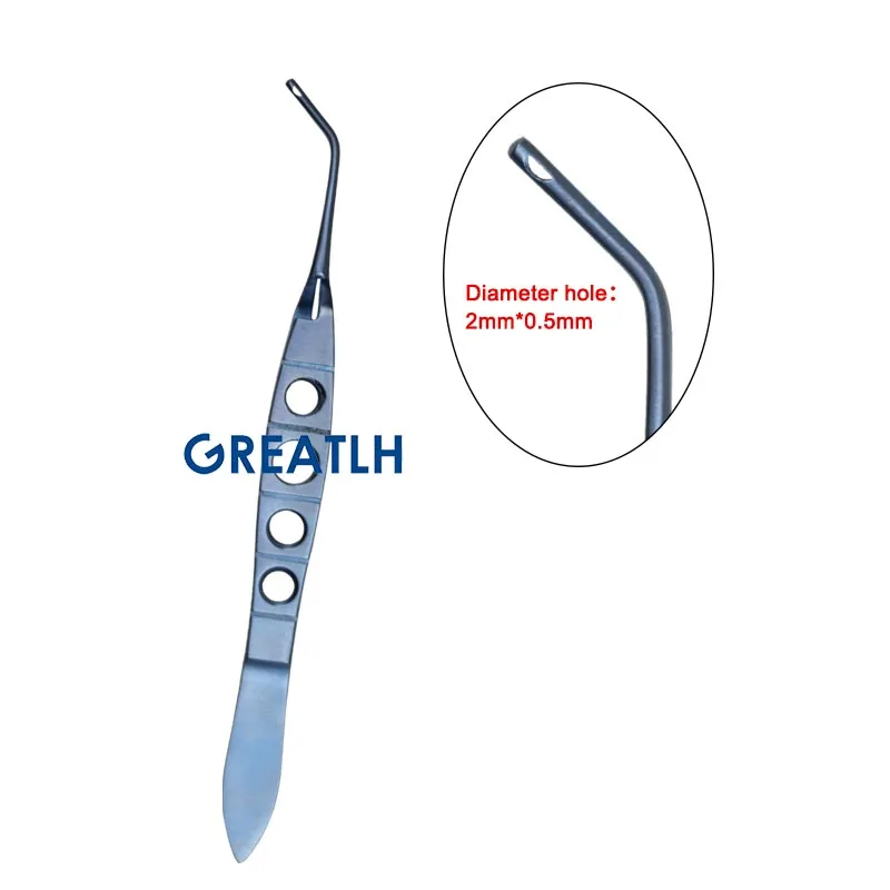 

Ophthalmic Scleral Plug Forceps Surgical Ophthalmic Tweezers Forceps Titanium Eyelid Instrument Ophthalmics