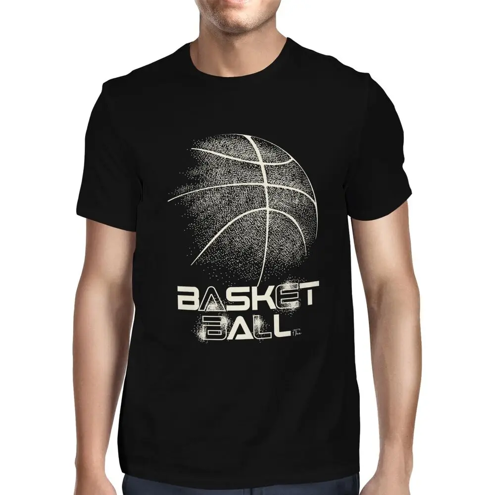 Mens Retro Basketball  T-ShirtUnisex Women's Summer Cotton Luxury Brand  Oversized