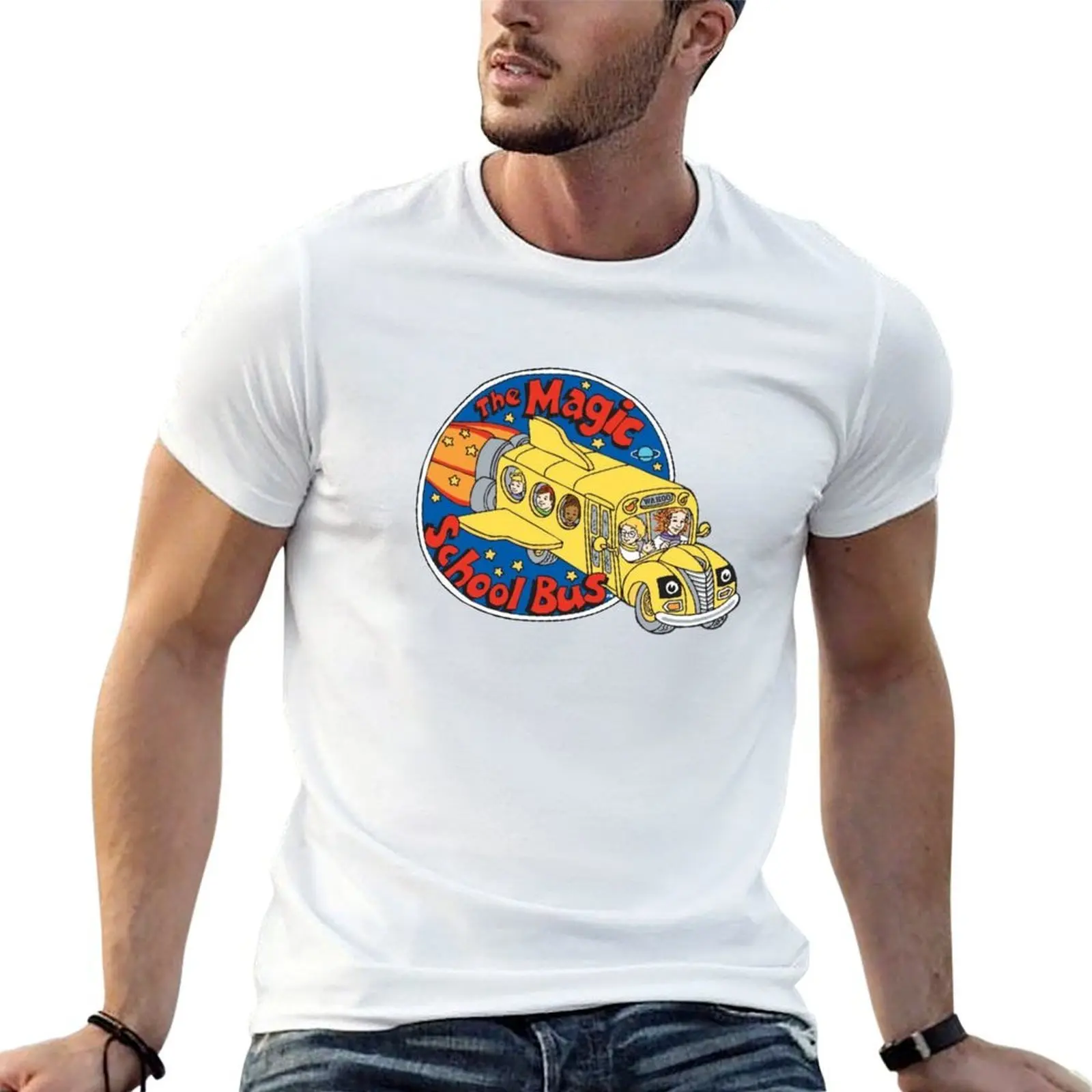 

The Magic School Bus logo T-Shirt t shirt man cotton t shirts for man cotton soft t shirt men 100% cotton luxury brand T-Shirt