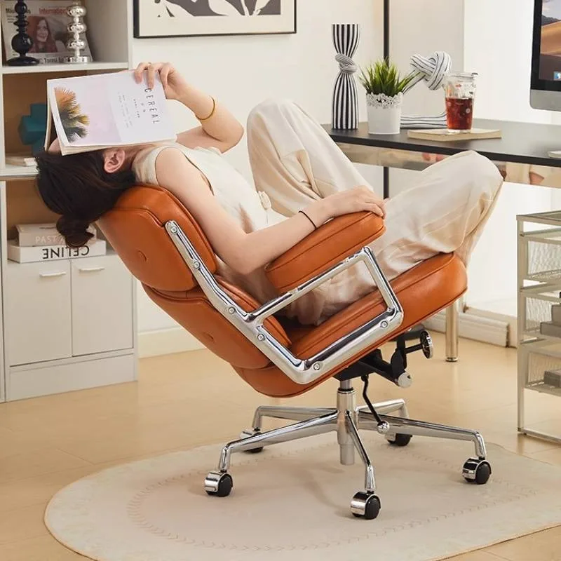 

Modern Tilt Office Chairs Upgrade Orange Nordic Wheels Designer Office Chairs Ergonomic Relaxing Silla De Escritorio Furniture