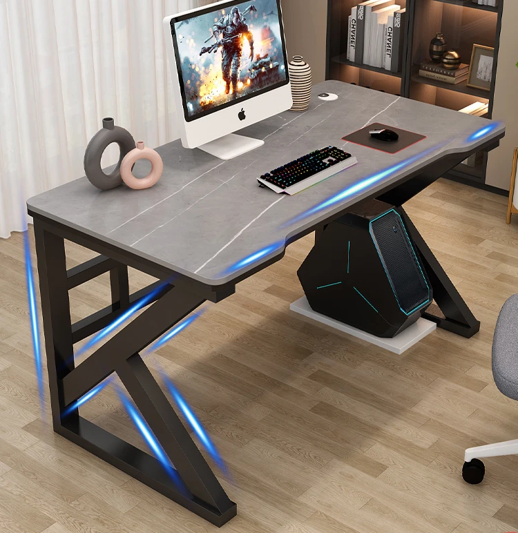 Rock computer desk desktop desk bedroom table simple desk luxury esports table