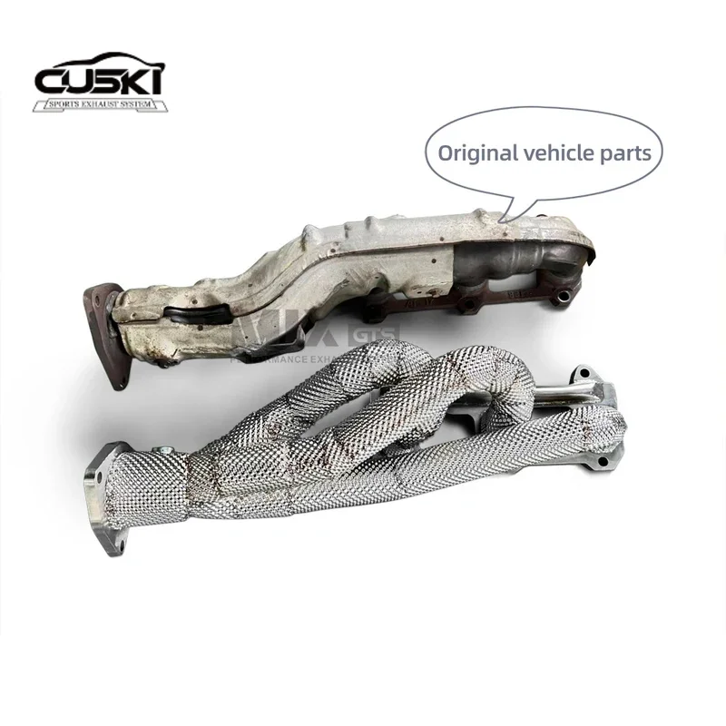 

High Flow exhaust downpipe Applicable to Mercedes Mazda RX8 1.3 2003-2008 quality Stainless Steel Car Exhaust Modification