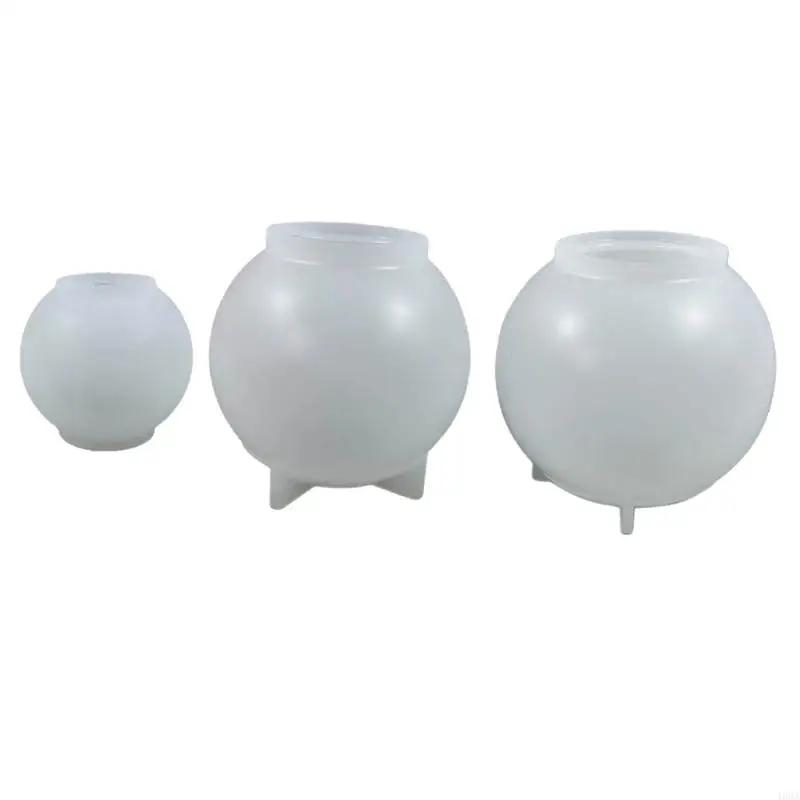 400A Silicone 3D Ball Molds Making Resin Molds DIY Scented Epoxy Mold Home Plaster Ornament