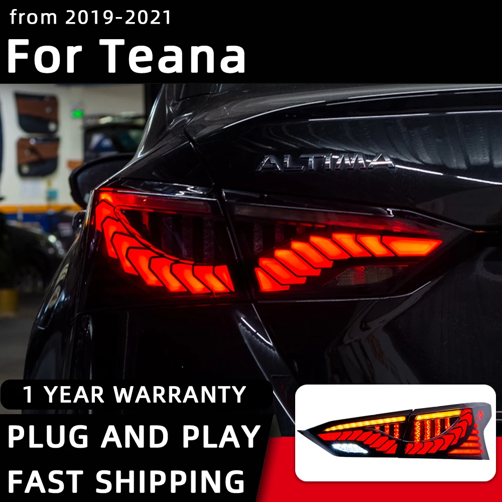 

Car Styling Taillights for Nissan Teana LED Tail Lamp 2019-2021 Altima Tail Light DRL Rear Turn Signal Automotive Accessories