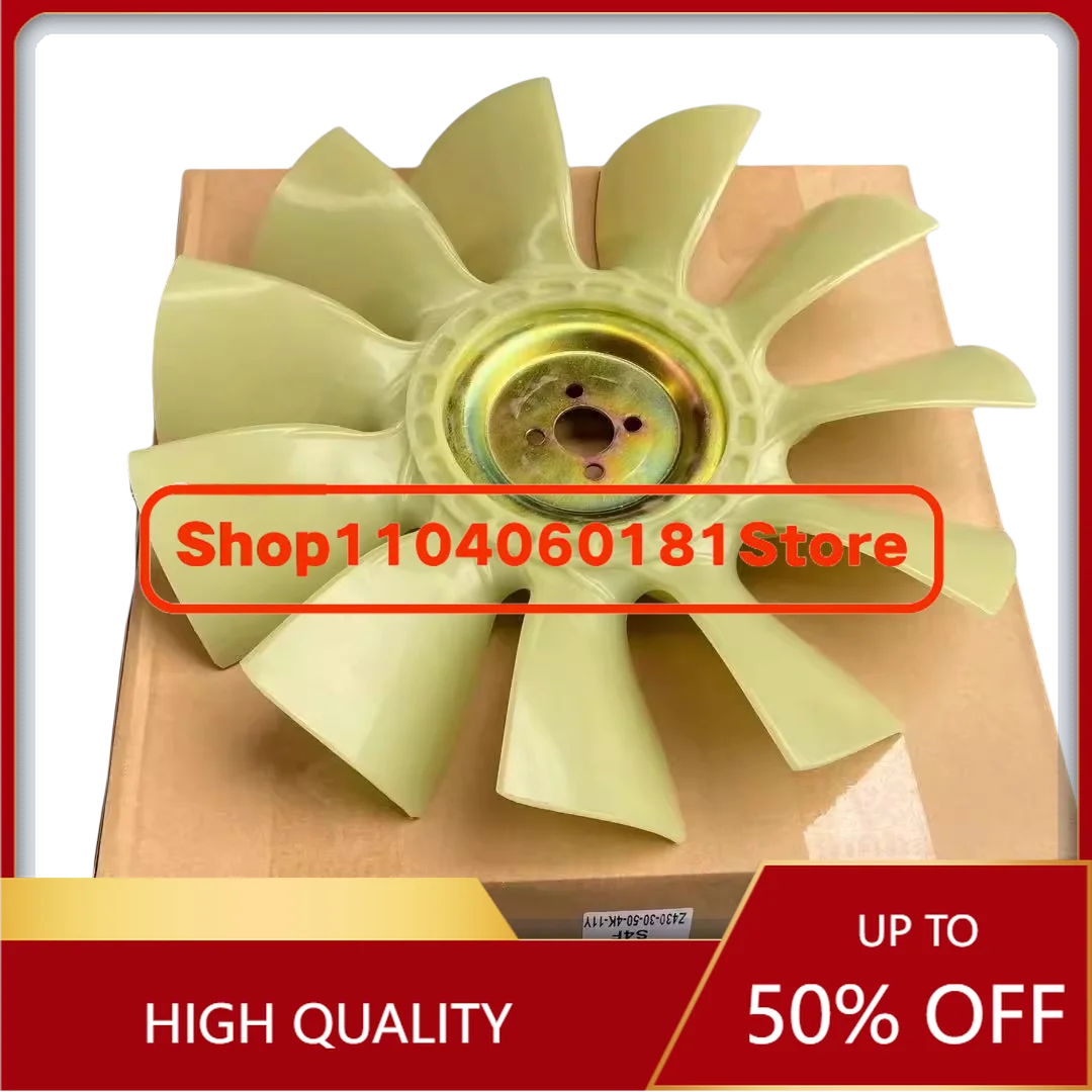 

HD250 307 Brand New Excavator Multi-Leaf Cooling Fan Blade Nylon Replacement Part for S4F Engine Parts