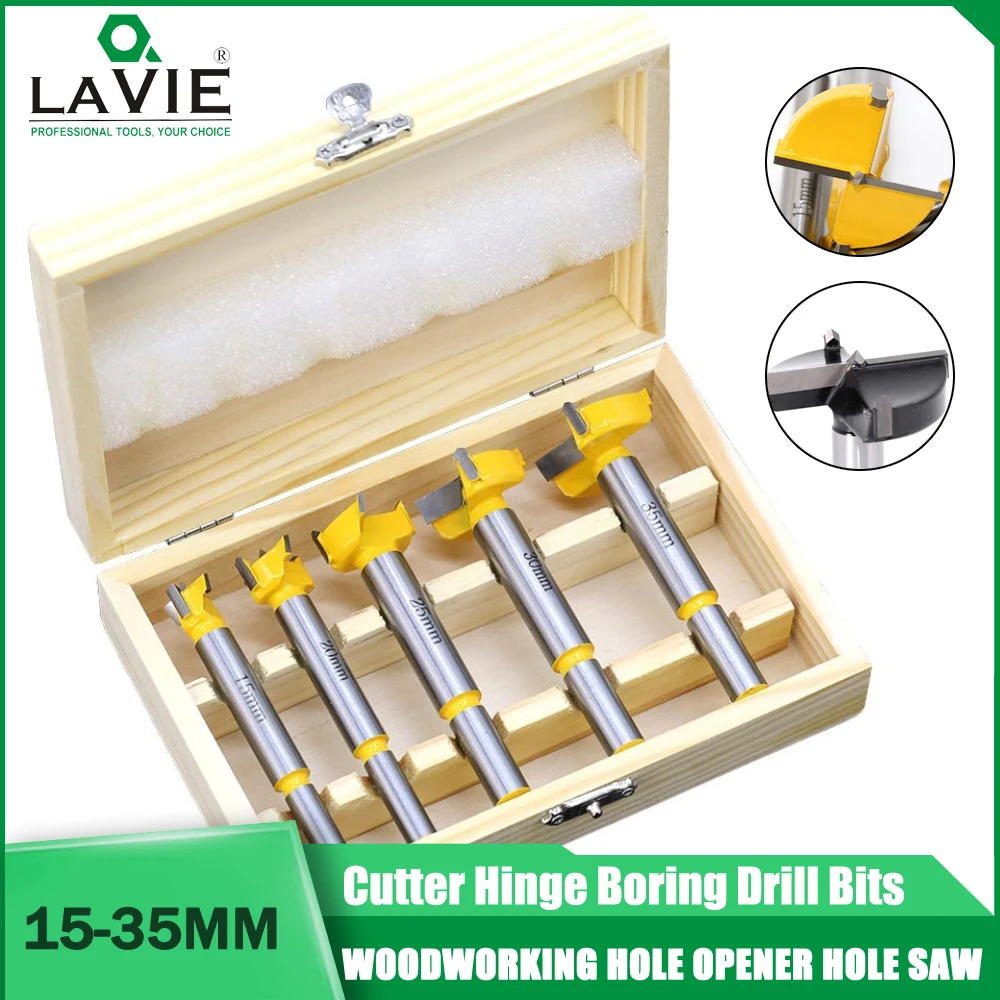 

LAVIE Woodworking Drill Bit Electric Drill Wood Board Reaming Drill Bit Hinge Alloy Plastic Gypsum Wood Hole Extractor 디버링 툴