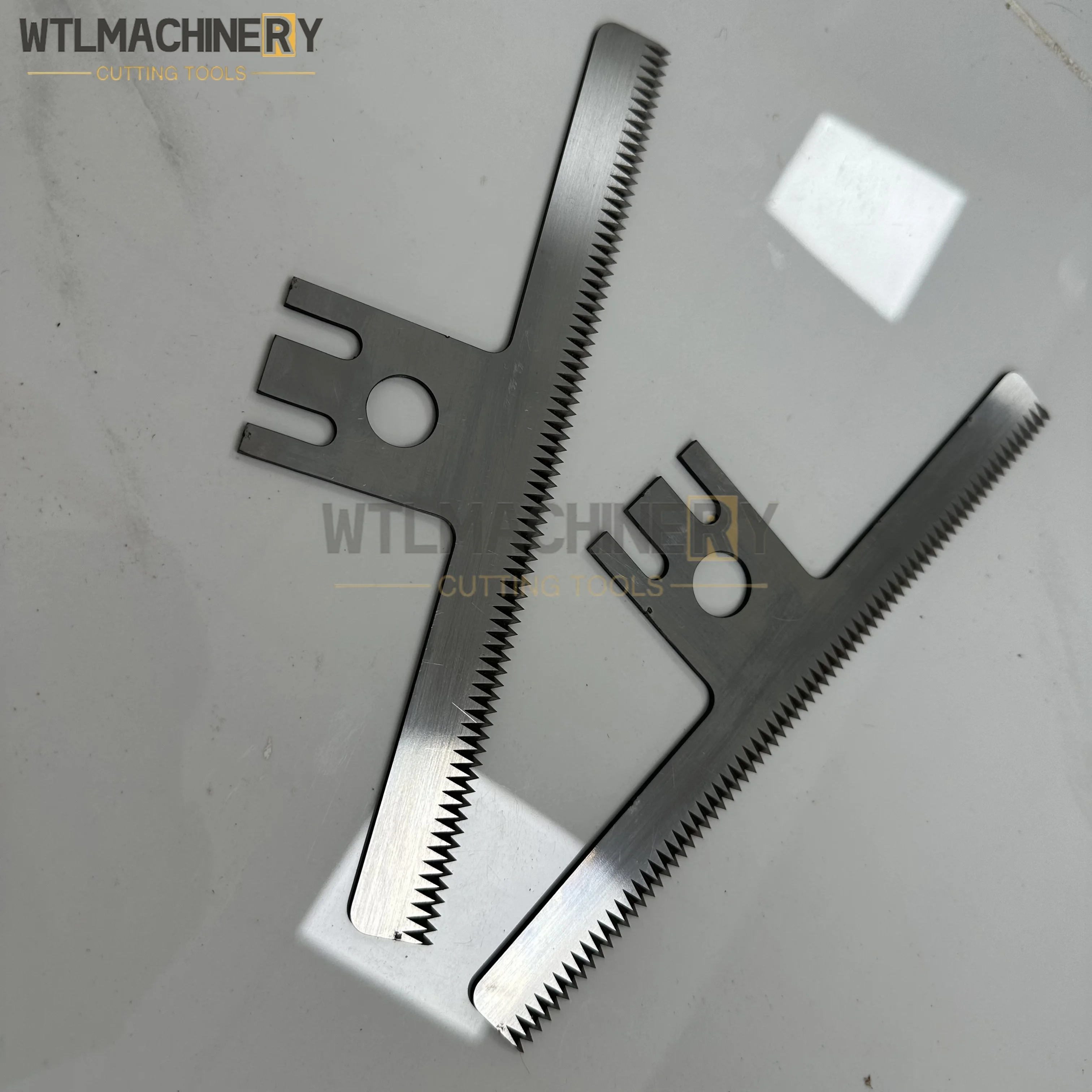 2Pcs Vertical Packing Machine Tooth Cutting Blade T Shape Carbon Steel For Horizontal Sealing Machine  L:220/270mm