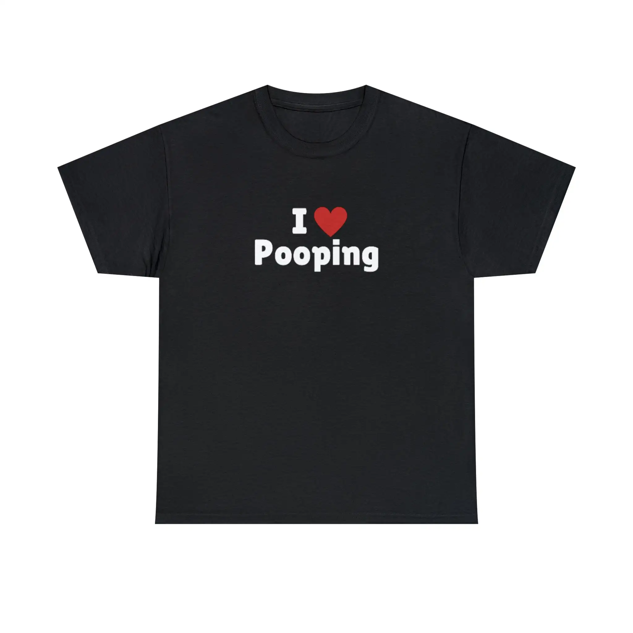 I Love Pooping T Shirt Heart