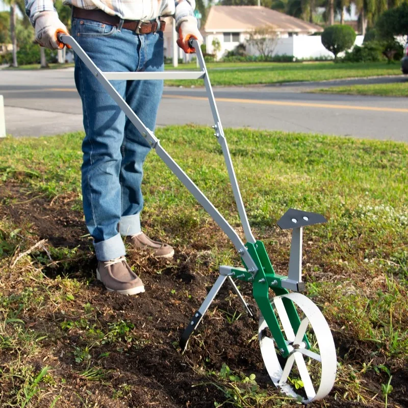 Hoogwiel Cultivator, Zelfreinigende Stalen Schoffel, Modulair Ploegtuingereedschap Voor Tuinieren