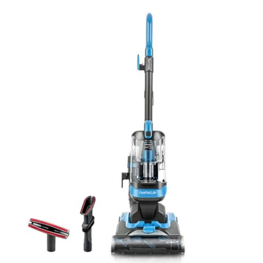 DU1040 Featherlite Bagless Upright Vacuum Lightweight Cleaner with 4 Height Adjustment Swivel Steering Design 2 Cleaning Tools