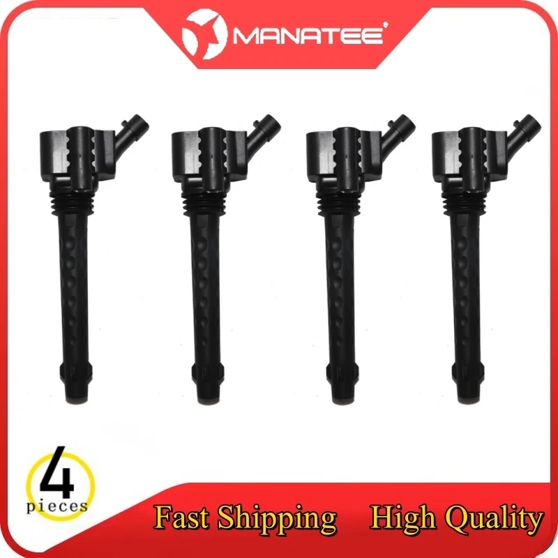 

4PCS A​uto Ignition Coil For FIAT BRAVO II LINEA 2006 DOBLO 2010 GRANDE 2005 For LANCIA DELTA III 2008-2014 55213613 0221504024