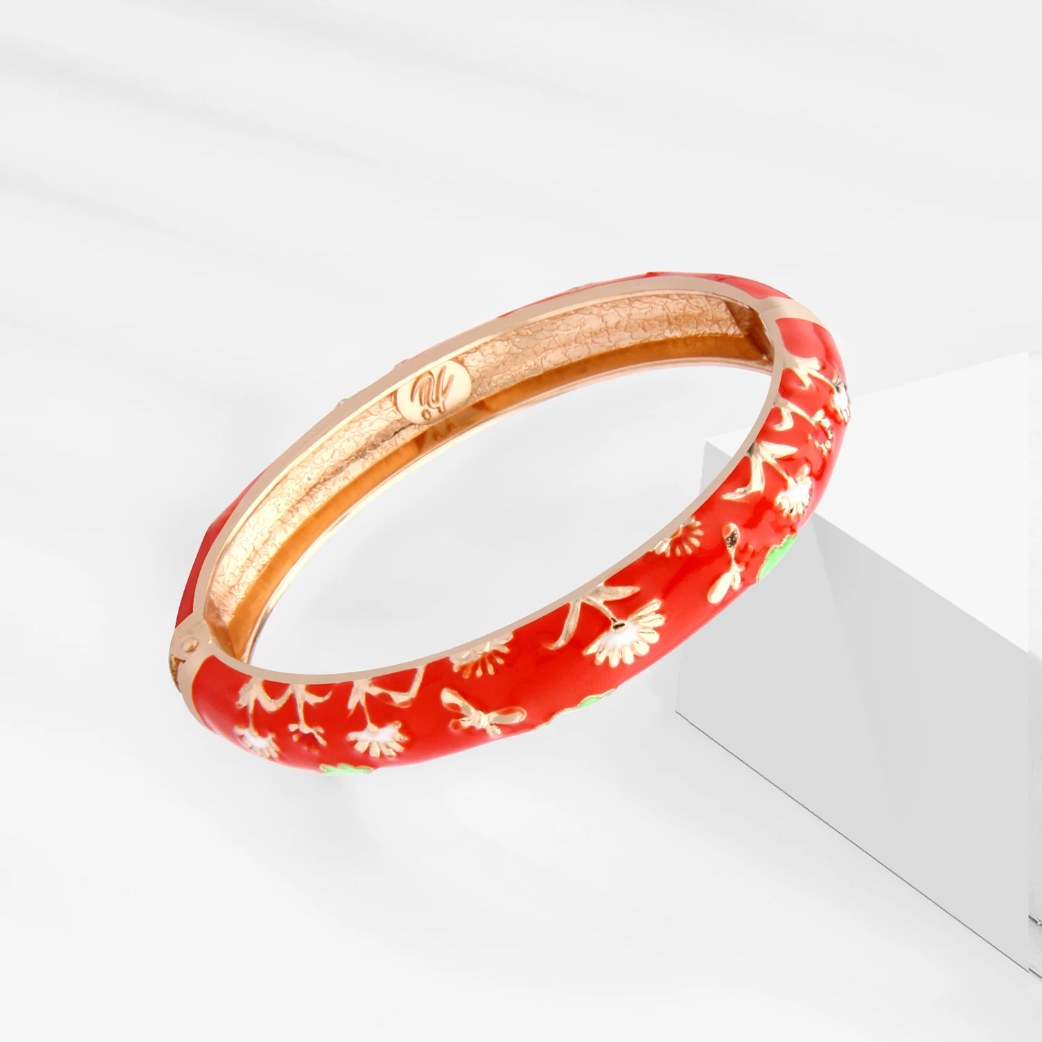 Cloisonne Bracelet For Women Floral Women\'s Hand Bracelets Enamel Bangles On Hand African Jewelry Dubai Indian Bohemian Holiday