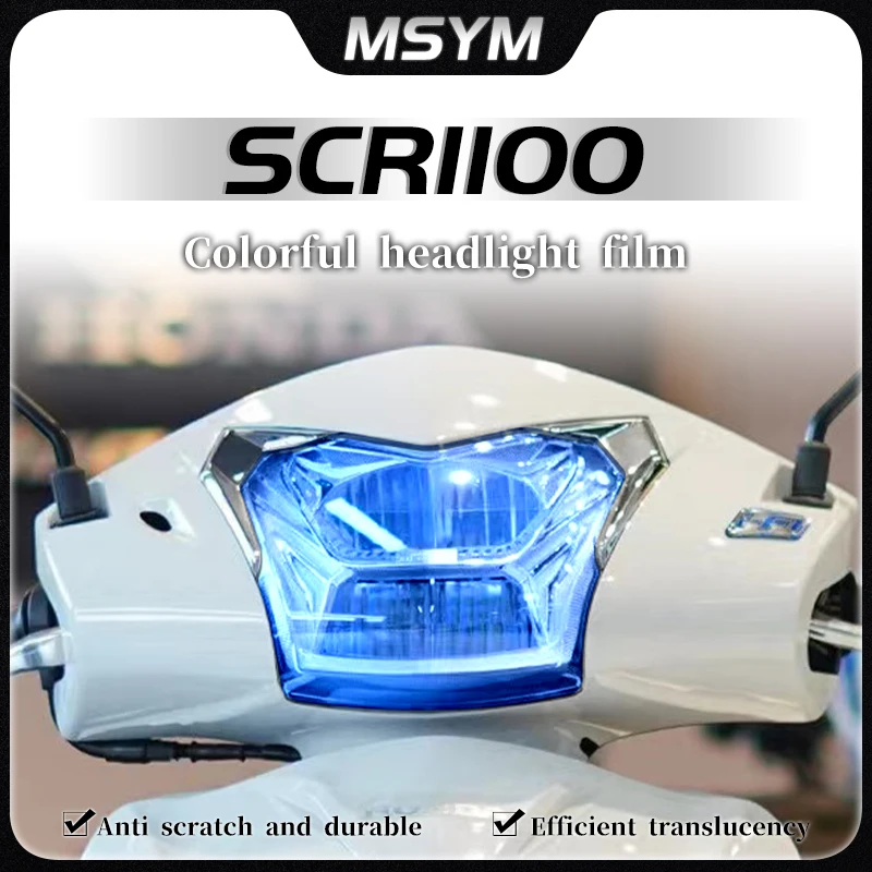 

For Honda SCR110 SCR 110 Headlight transparent protective film smoked black tail light film rearview mirror film modification