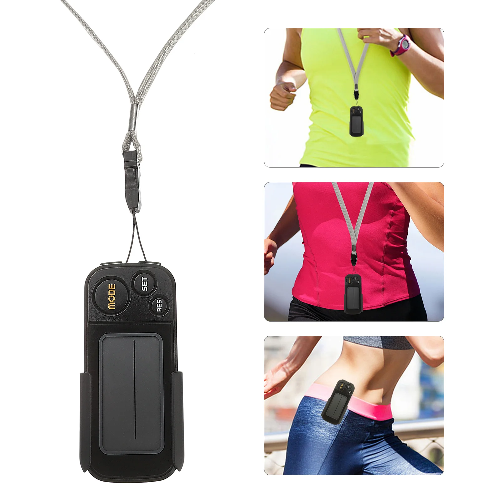 

Clip Portable Running Pedometer Sports Supply Exercise Walking Step Counter Large LCD Digital Running Pedometers