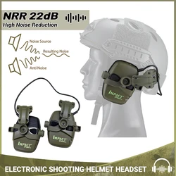 Electronic Shooting Earmuff For Impact Sport Active Noise Reduction Shooting earmuff Military Hearing Protective Headphones