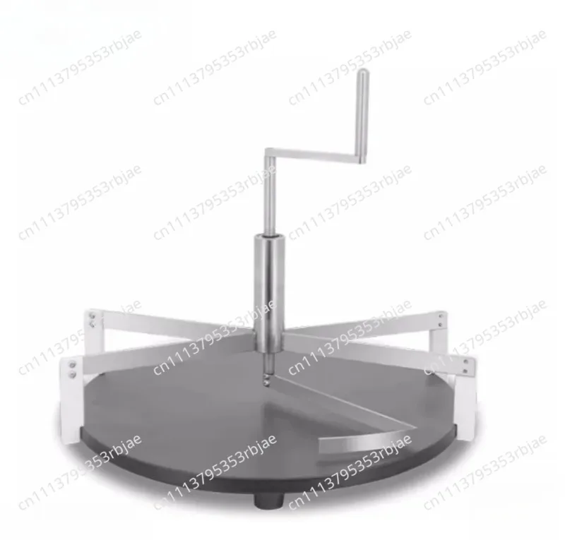 Crepe Making Tools Handle Rotary Stainless Steel Pancake Spreader Turner Crepe Maker Tool