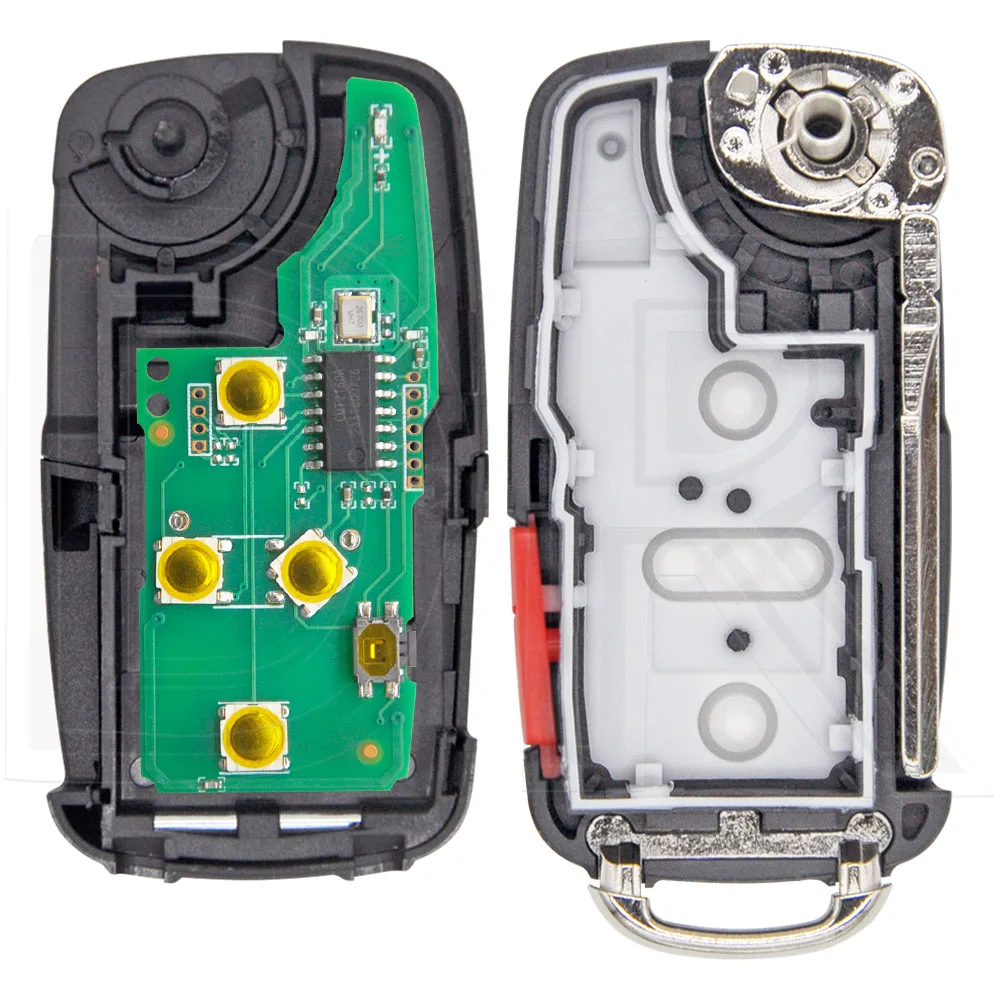 Grande Chip ID48 5K0837202AD 433MHz 5K0837202AE 315MHz Chiave A Distanza Dell'automobile Per VW Volkswagen Multivan T5 Sharan Caravelle 2009-2015