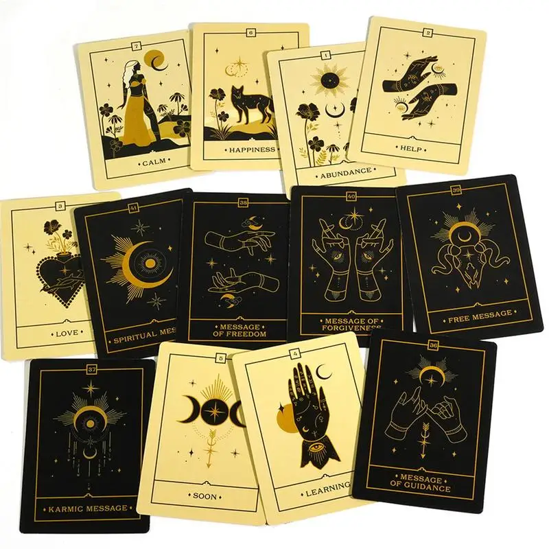 Voice of the Souls Oracle Card Deck 44 Cards Fate Divination Deck Tarot Party Board Game Holiday Gift For Friends English Cards