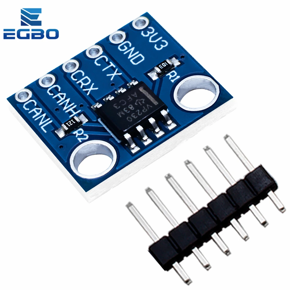 وحدة اتصال بالإرسال والاستقبال بالحافلة لاردوينو ، SN65HVD230 ، 1 5 10