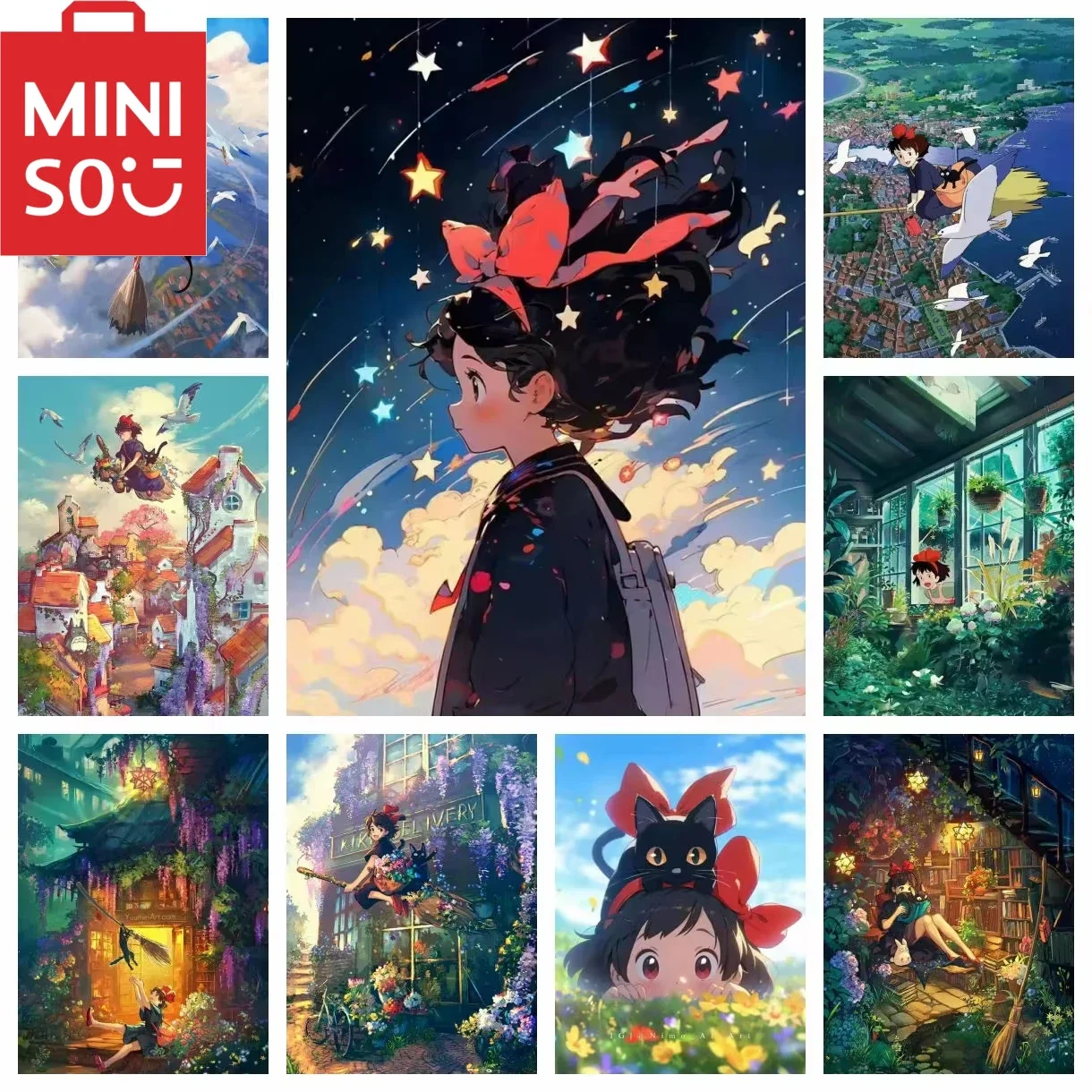 

Oil Painting By Number Hayao Miyazaki Anime Figure Home Decoration Painting Wall Bedroom Room Decor Gift framelesselss