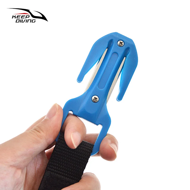 420J2 Stainless Steel Diving Line Cutter Multi-color Portable Diver-Specific Rope Cutter Rescue Knife view 2