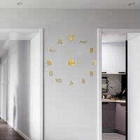 3D Luminous Wall Clock Frameless Acrylic Wall Clock Clock DIY Art Clock Clocks Decoration Fashion Sticker Wall Digital K4S0