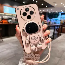 FindX8 Astronaut bracket Case For OPPO Find x8 x7 x6 x5 A1 A2 A3 pro A3X A40 A60 A38 Cover with Holder Lanyard Coque Findx8pro